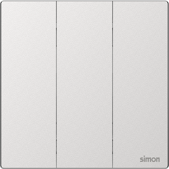 M7 Metal- Bộ công tắc ba 2 chiều (Frosted Sliver) Simon 661032M-2A