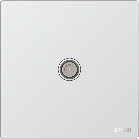 M7 Gem- Bộ ổ cắm TV chuẩn F (Diamond Sliver) Simon 665114G-4E mặt kính