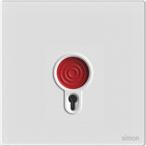 M7 Gem- Bộ nút khẩn cấp (Diamond White) Simon 665901G-4F