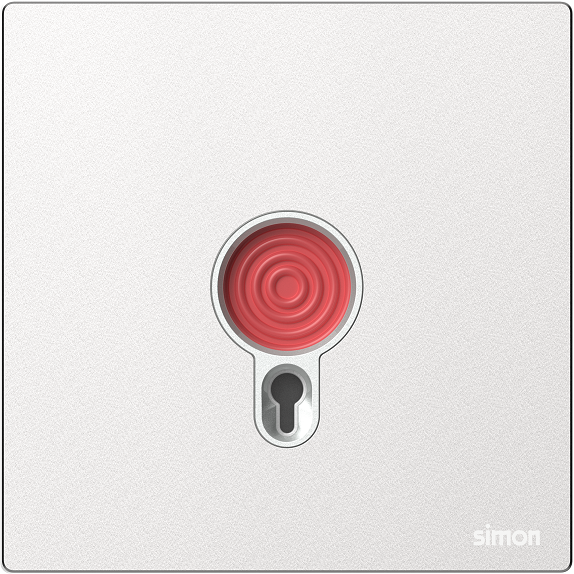 M7 Metal- Bộ nút khẩn cấp (Frosted Sliver) Simon 665901M-2A