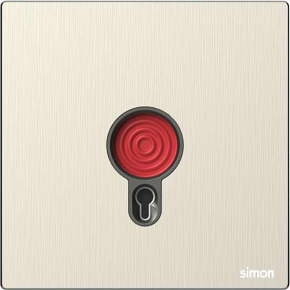 M7 Metal- Bộ nút khẩn cấp (Satin Gold) Simon 665901M-2C