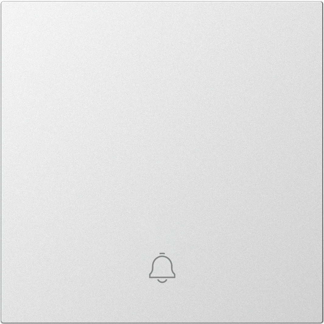 Module công tắc chuông cửa màu Bạc Simon M7 666301-6R đế vuông