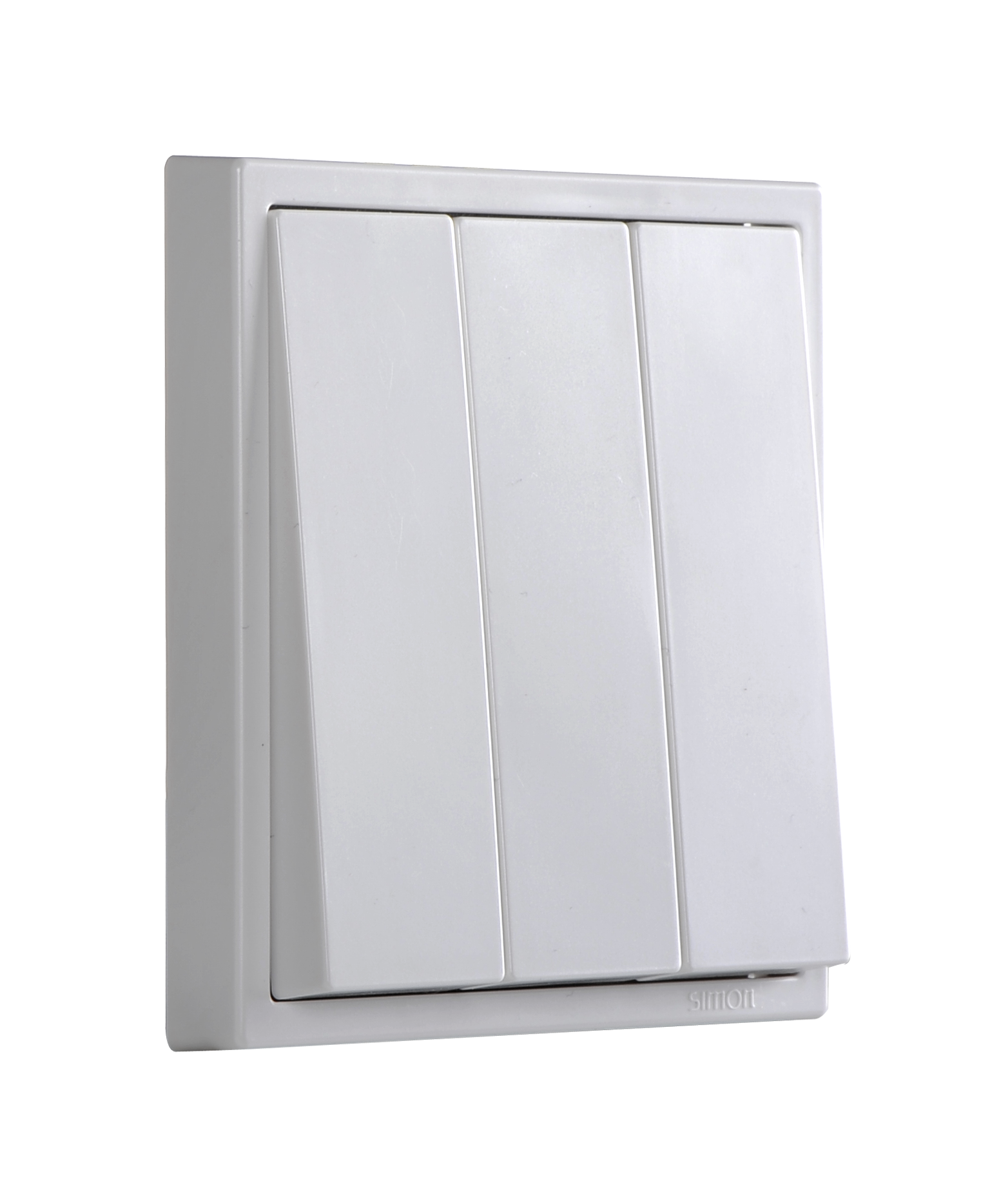 Công tắc ba 2 chiều màu trắng Simon series I7 701032 lắp đế vuông