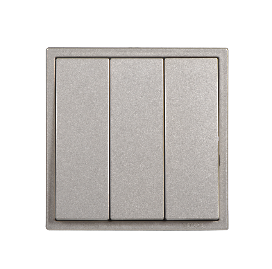 Công tắc ba 2 chiều màu sâm panh Simon I7 701032-46 chuẩn đế vuông