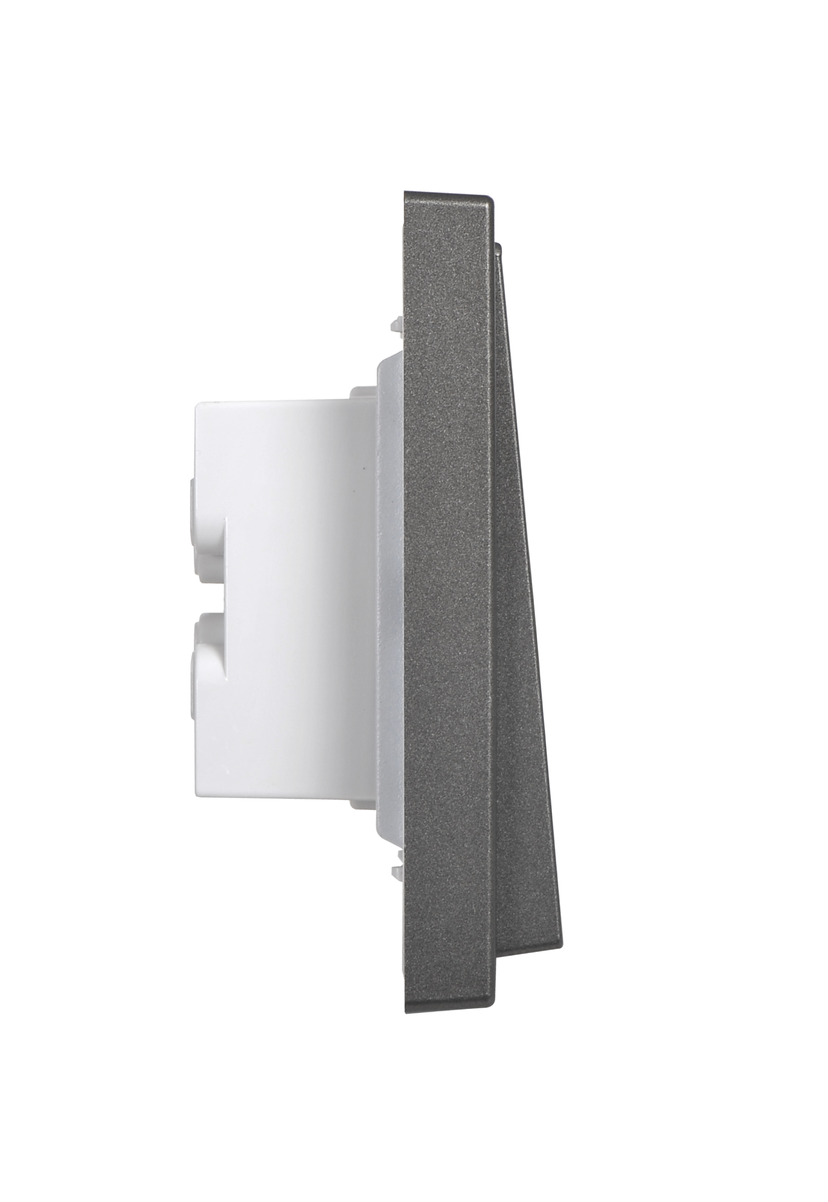 Module Nút nhấn nhả bốn màu xám Simon I7 701041F-61 mặt vuông