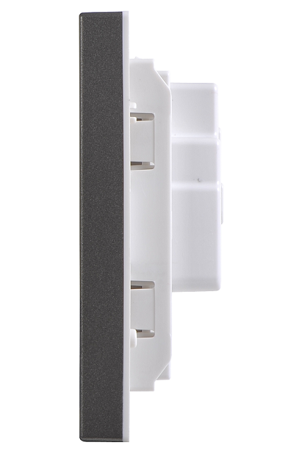 Ổ cắm đơn 3 chấu chuẩn Âu - Mỹ 16A Simon I7 701087-61 màu xám