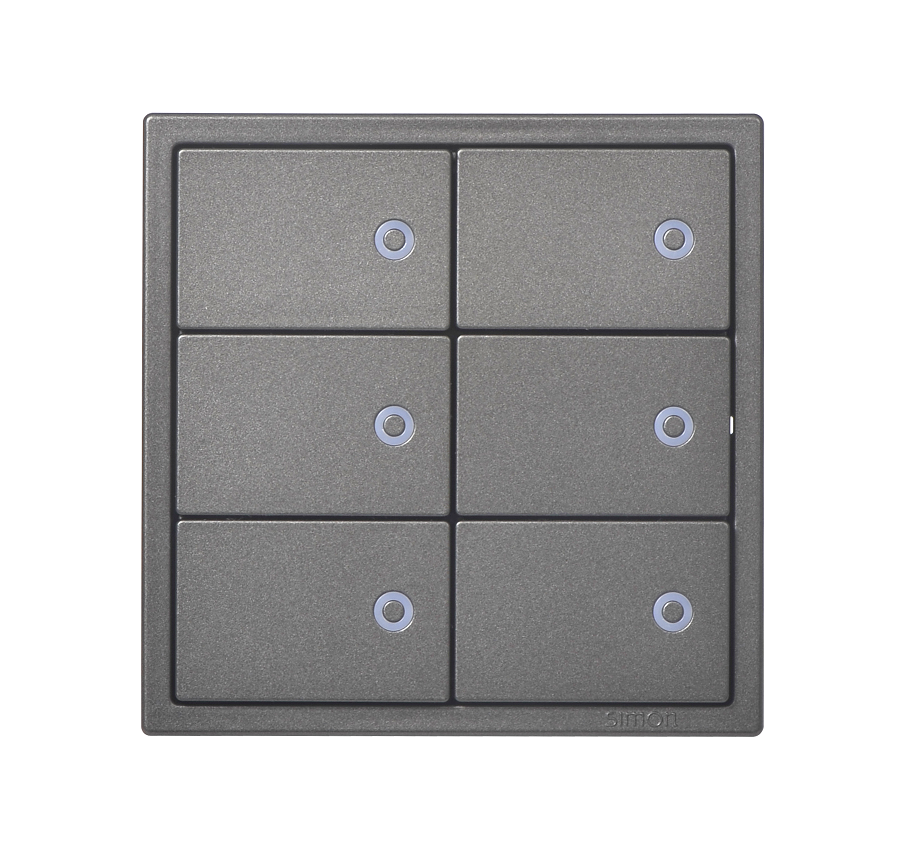 Module Công tắc ngữ cảnh sáu Simon I7 Smart màu  Xám 681820TY-61
