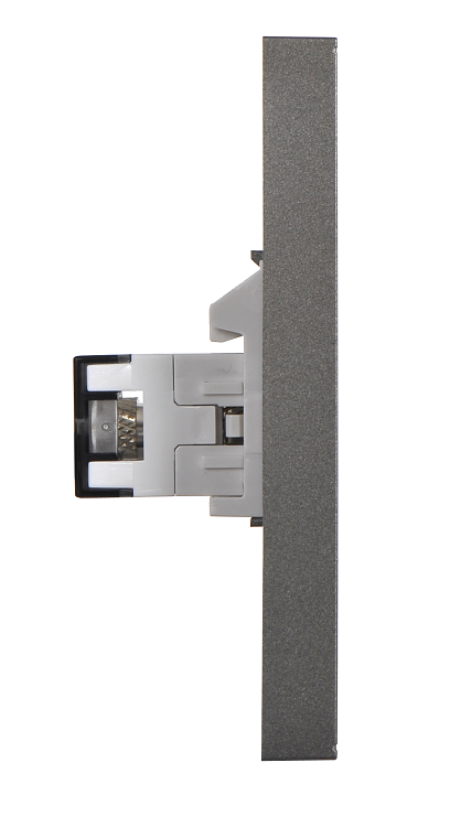E6- Bộ ổ cắm Tv và dữ liệu Cat6e (Grey)  Simon 725302-61 Màu xám