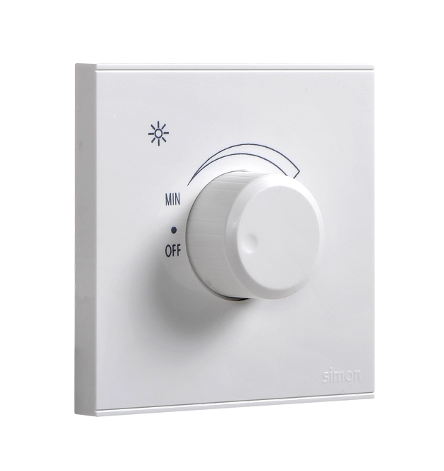 E6- Bộ chiết áp đèn 200W Simon 72E102 Màu trắng