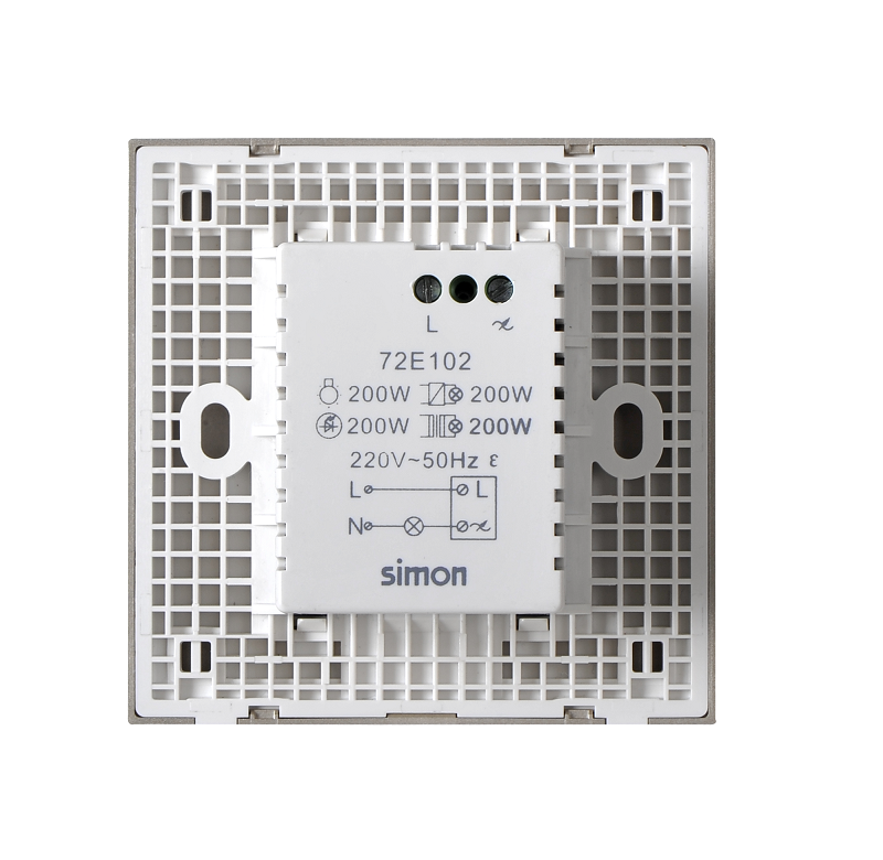 E6- Bộ chiết áp đèn 200W (Champagne) Simon 72E102-46 Màu sâm panh