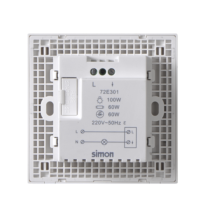 E6- Cảm biến hiện diện (2 dây) Simon 72E301 Màu trắng
