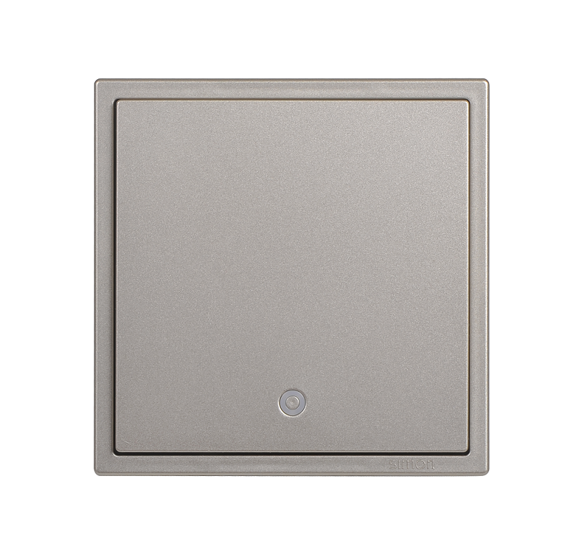 Công tắc 32A, 1 chiều có đèn LED Simon I7 703223-46 màu sâm panh đế vuông