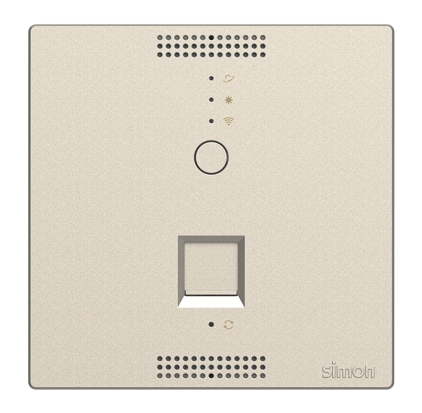 Ổ phát wifi trong phòng lắp đế âm vuông Simon 58E748-46 màu sâm panh