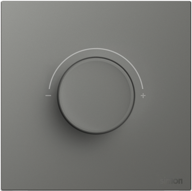 Module Công tắc chiết áp đèn LED màu xám Simon M7 66E102-6G đế vuông