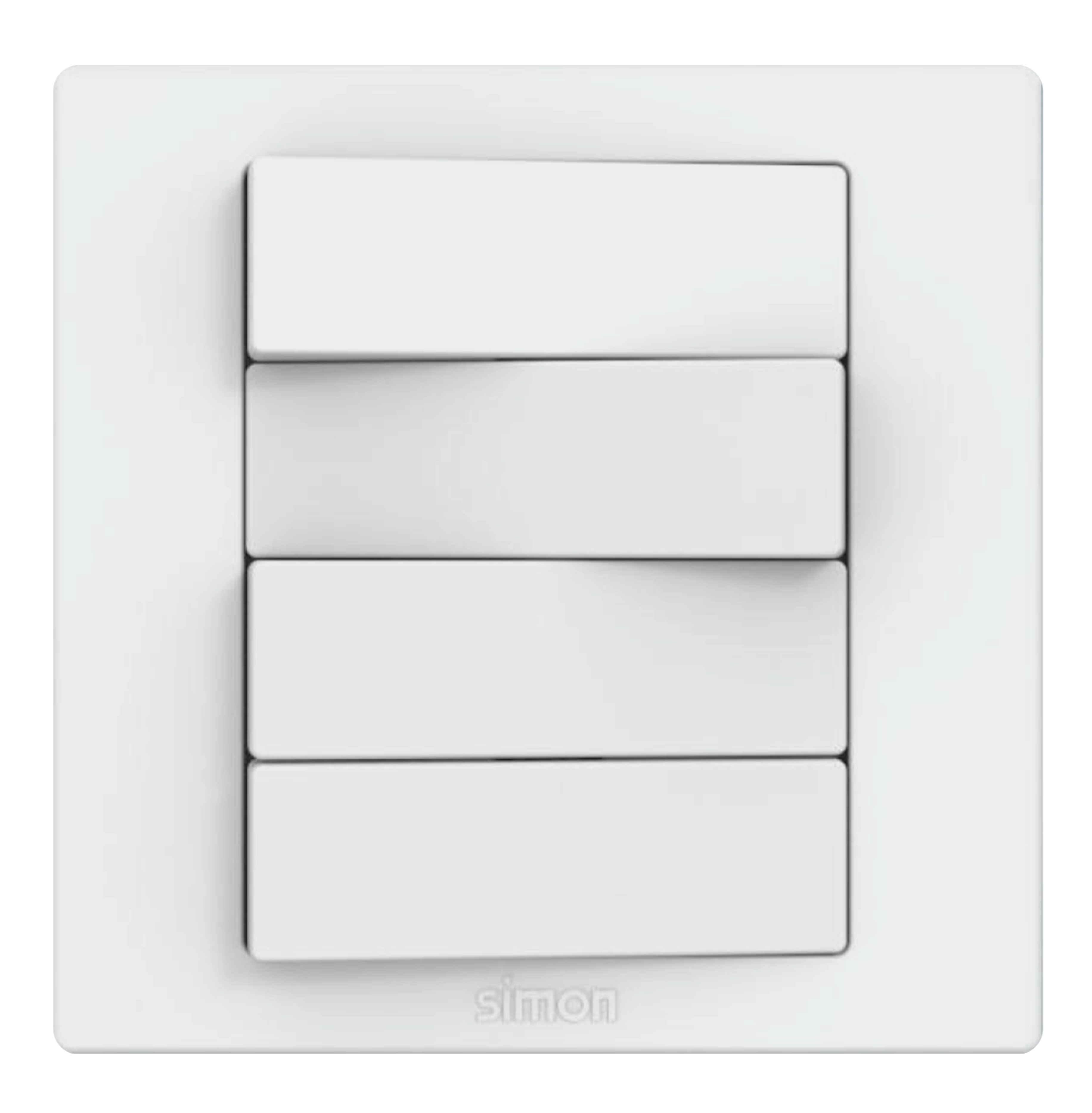 Module Công tắc bốn 2 chiều màu trắng Simon S5 S5141 lắp đế vuông