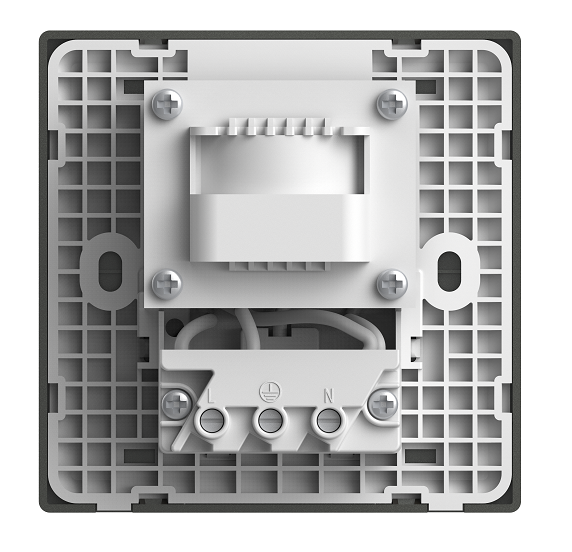 Bộ ổ cắm dao cạo râu simon S6 màu Xám 58E651-61 (grey)