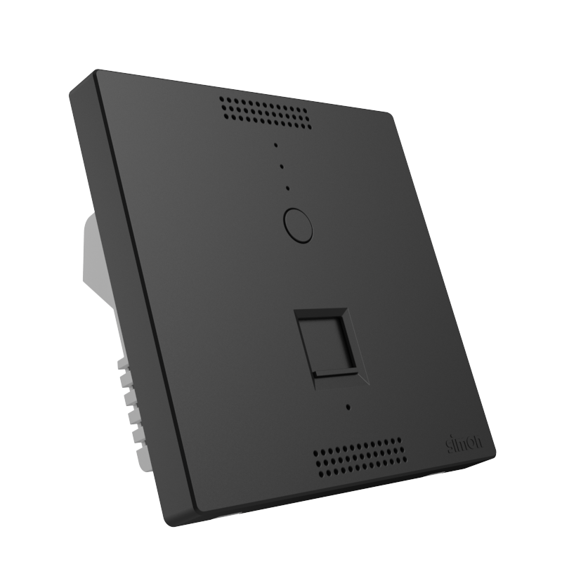 Ổ phát wifi trong phòng lắp đế âm vuông Simon 58E748-26 màu đen