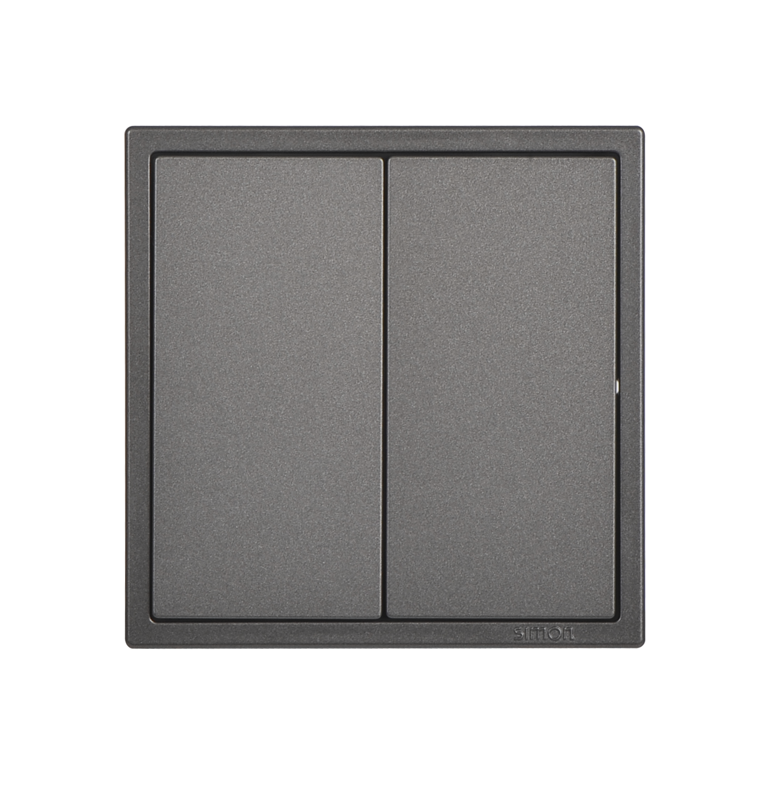 Công tắc trung gian đôi Simon I7 màu xám 701046-61 Lắp đế vuông
