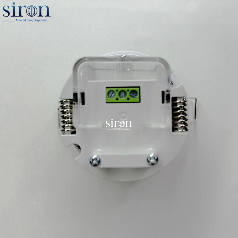 Công tắc Cảm ứng hiện diện siêu nhạy bật tắt đèn khi có người lắp âm trần siron SR-MSB002