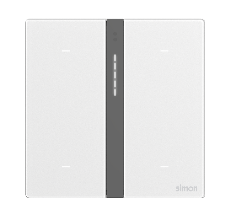Module công tắc bối cảnh bốn Simon M7 Smart Màu trắng 66E8008GTY-4F