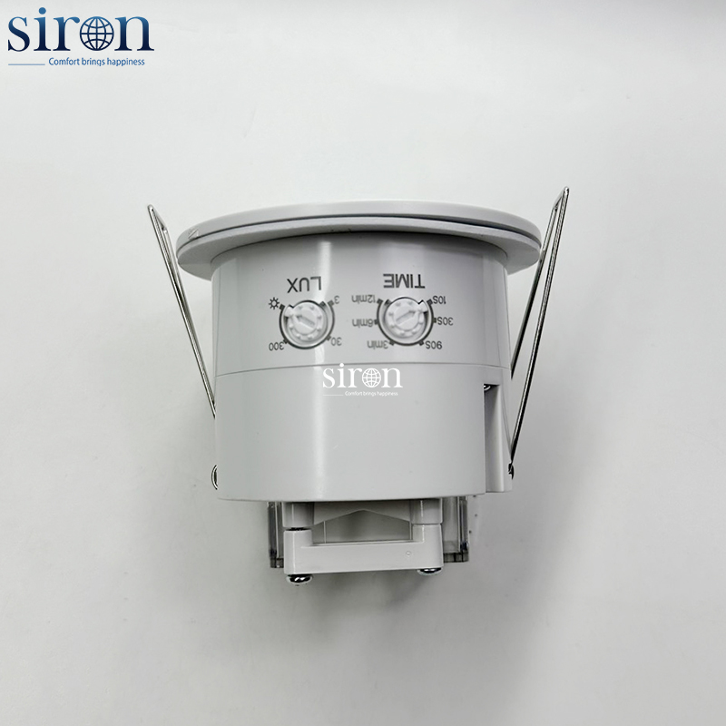 Công tắc Cảm ứng hiện diện siêu nhạy bật tắt đèn khi có người lắp âm trần siron SR-MSB002