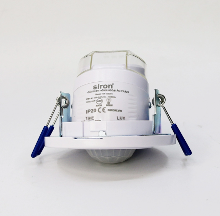 Công tắc cảm ứng hồng ngoại, cảm ứng chuyển động lắp âm trần Siron SR-SS001