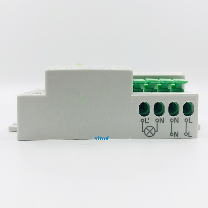 Công tắc cảm ứng rada vi sóng siêu nhạy đa năng lắp nổi trần âm trần nhỏ gọn siron SR-MS031
