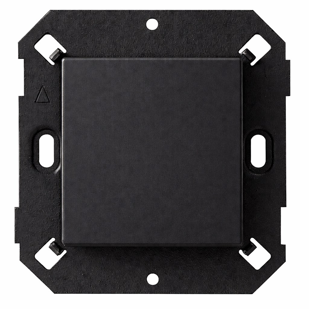 Module công tắc đơn 16A, 2 chiều Simon V8 80201-26 Màu Đen