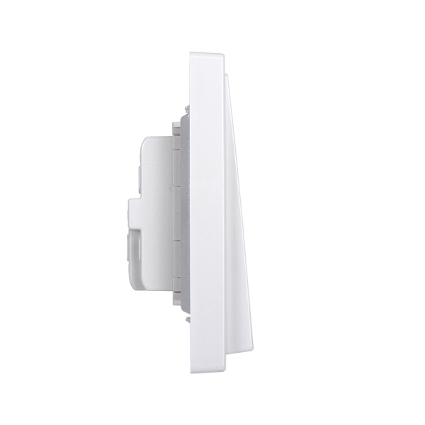 Module Nút nhấn nhả công tắc đơn màu trắng Simon I7 701011F mặt vuông