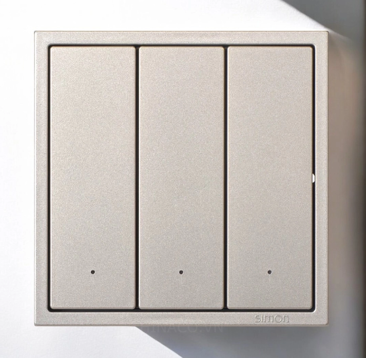 Module công tắc ba Simon I7 Smart màu Xám 70E840TY-61
