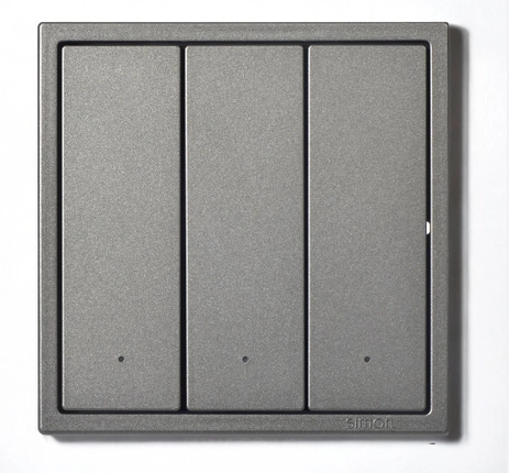 Module công tắc ba Simon I7 Smart màu Xám 70E840TY-61