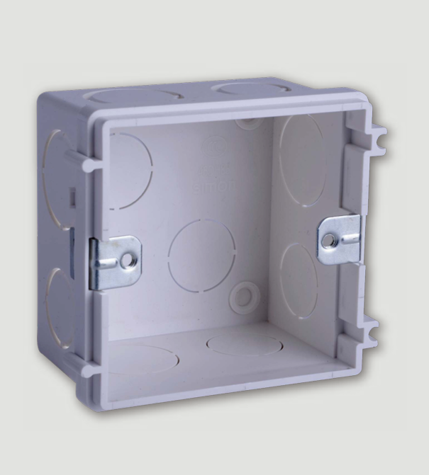 Đế âm vuông ghép nối KT 86x86x50mm lắp cho công tắc ổ cắm vuông
