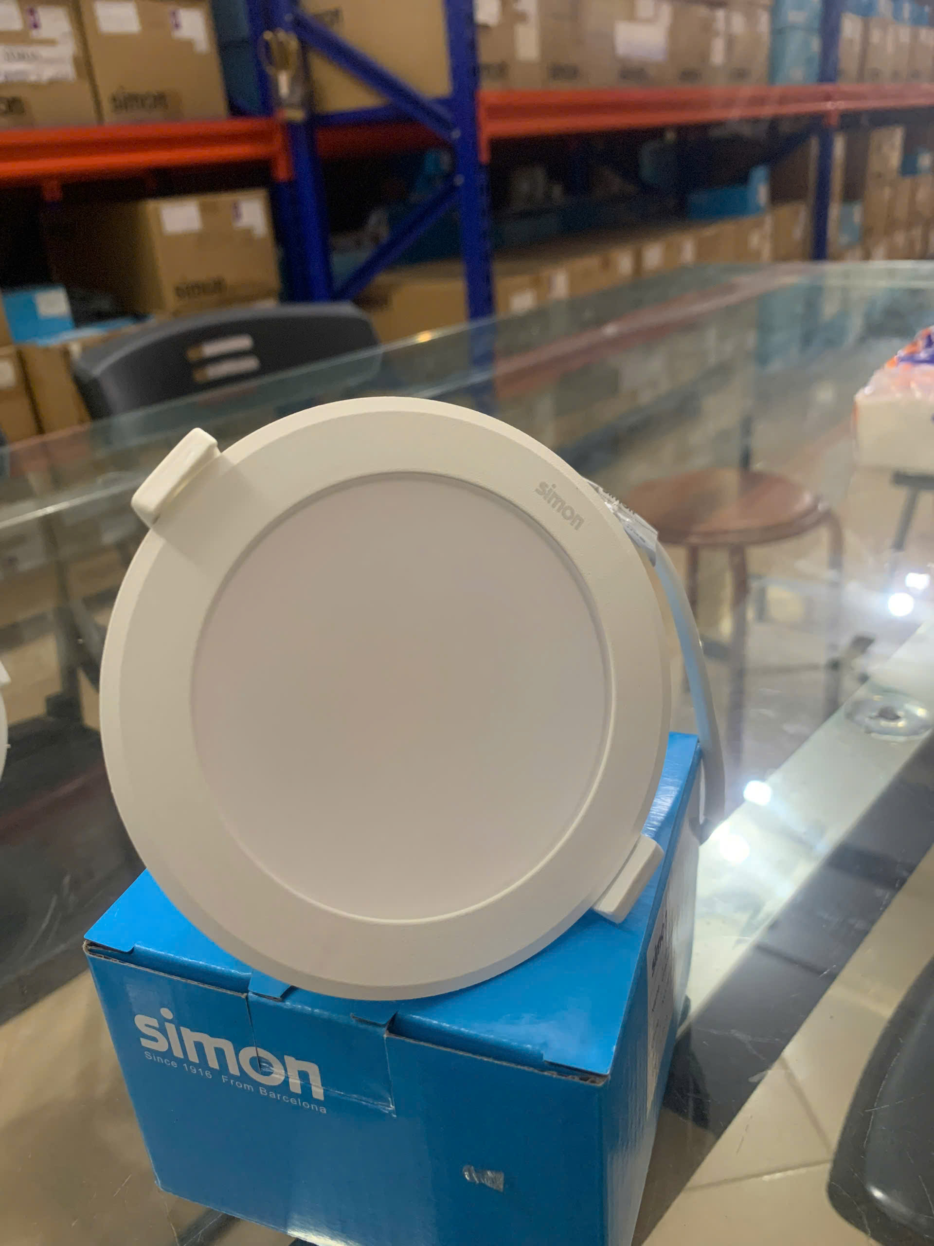 Đèn LED Downlight Âm Trần Simon Wave N03E0-1018 8W 6500K Ø90–102 mm ánh sáng Trắng