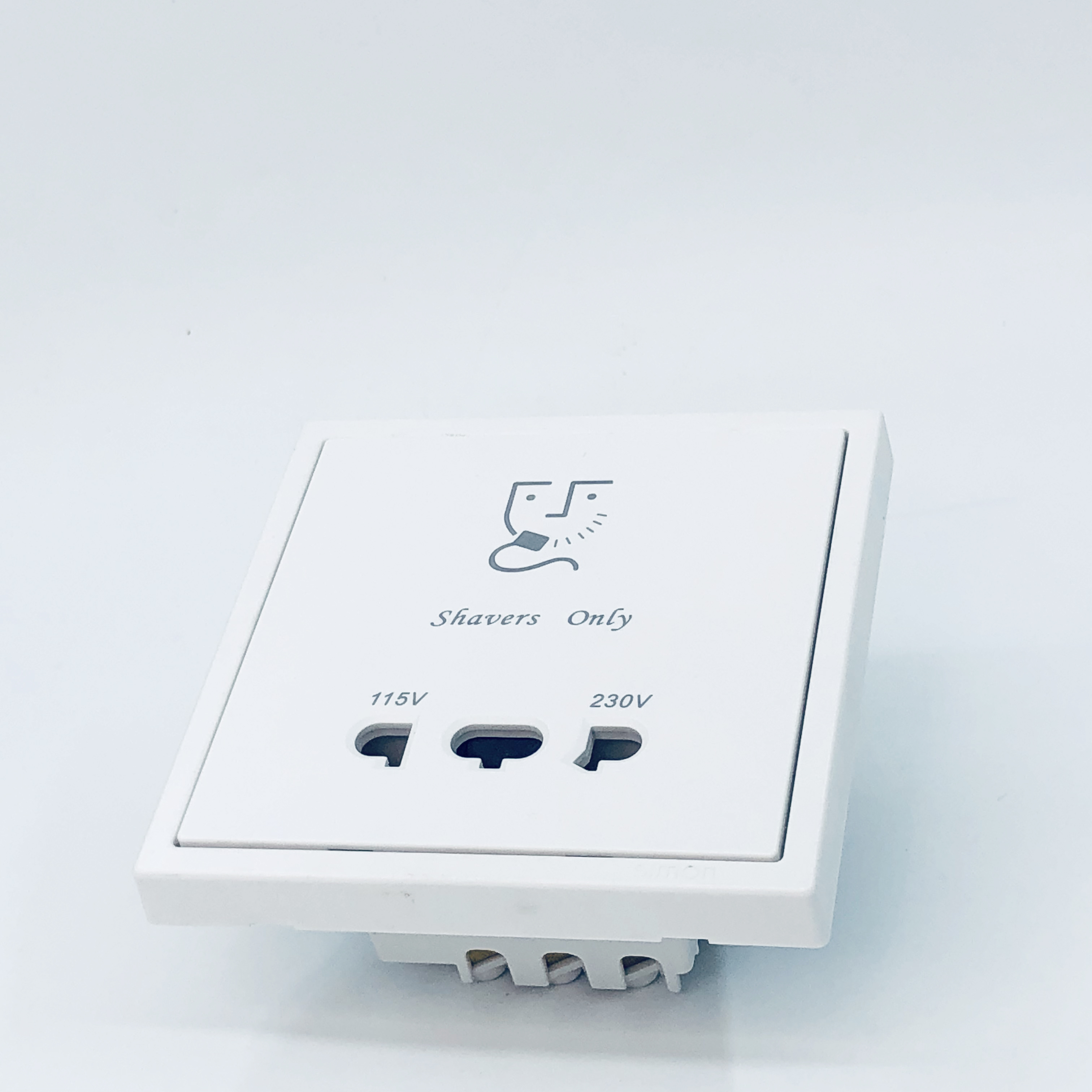 Module Ổ cắm dao cạo râu Simon I7 70E651 màu Trắng