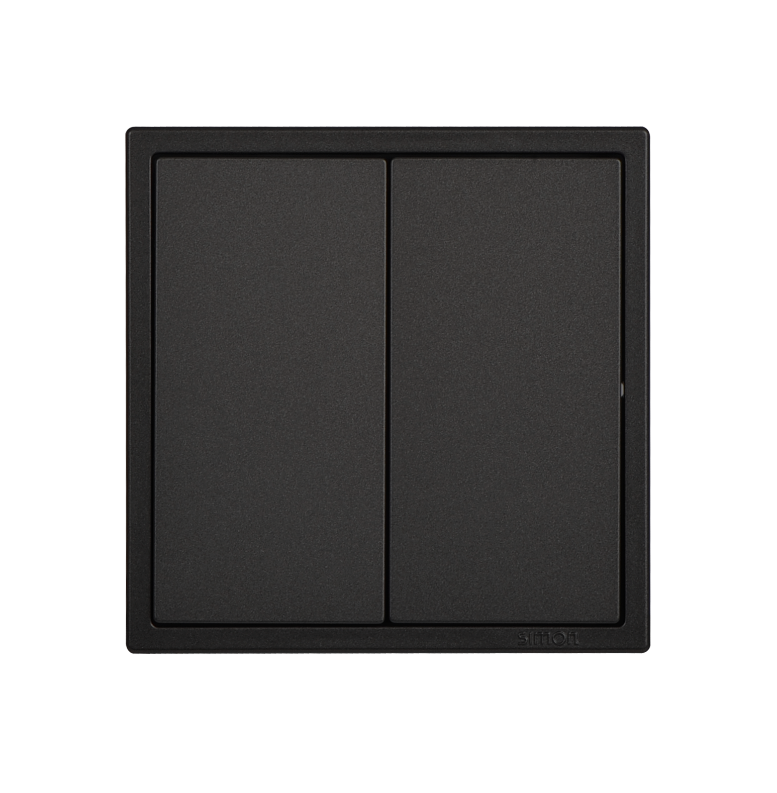 Công tắc trung gian đôi Simon I7 màu đen 701046-26 Lắp đế vuông