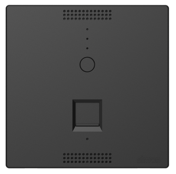 Ổ phát wifi trong phòng lắp đế âm vuông Simon 58E748-26 màu đen