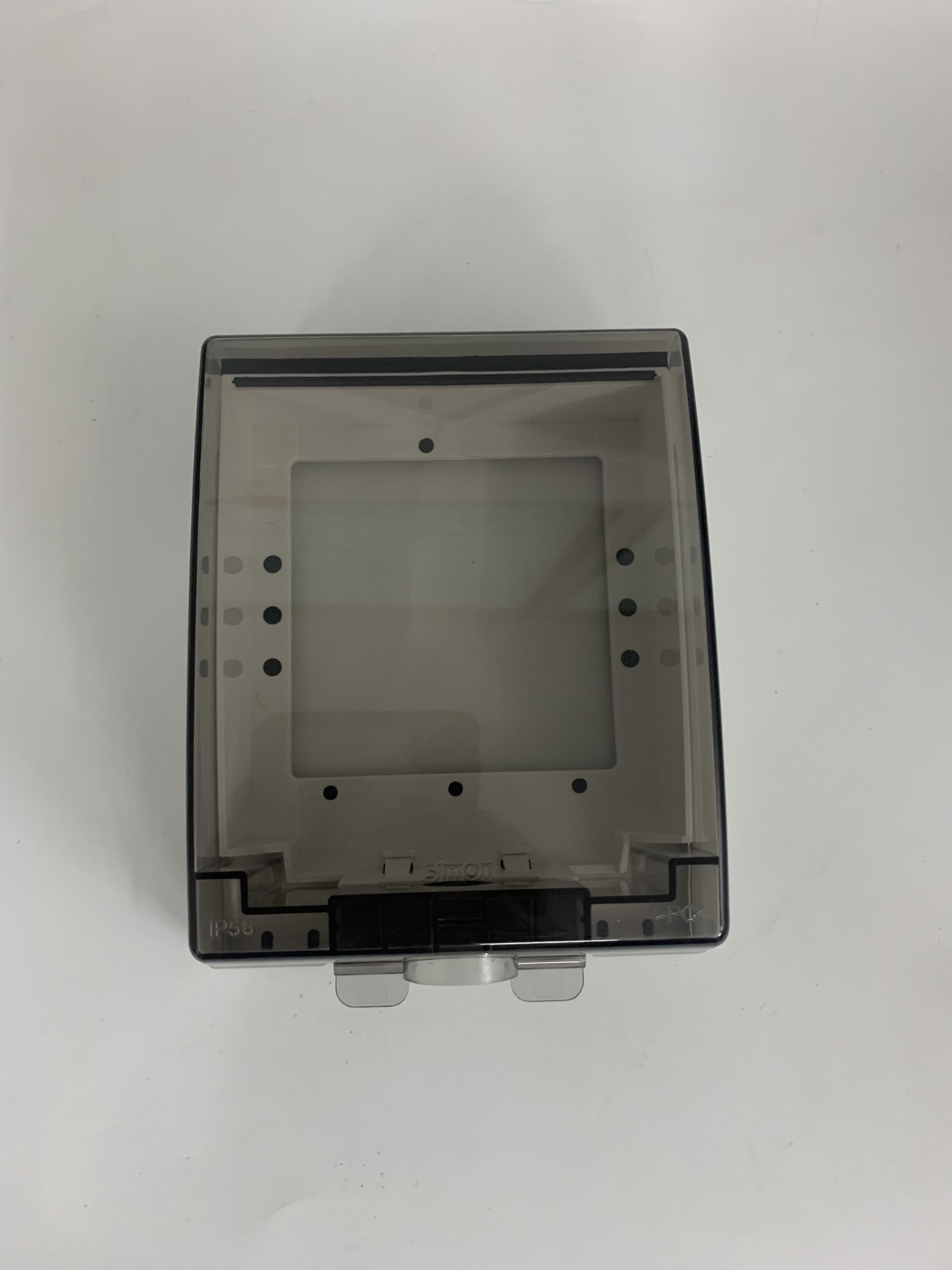 Mặt che chống nước cho ổ cắm Simon S258 IP55 cho đế vuông ngoài trời