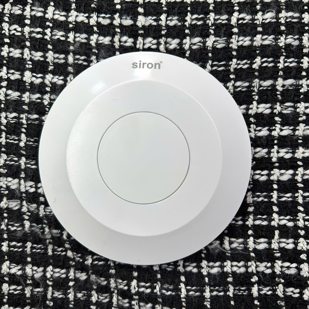 Công tắc cảm ứng rada vi sóng tròn mỏng siêu nhạy lắp nổi trần Siron SR-MS101