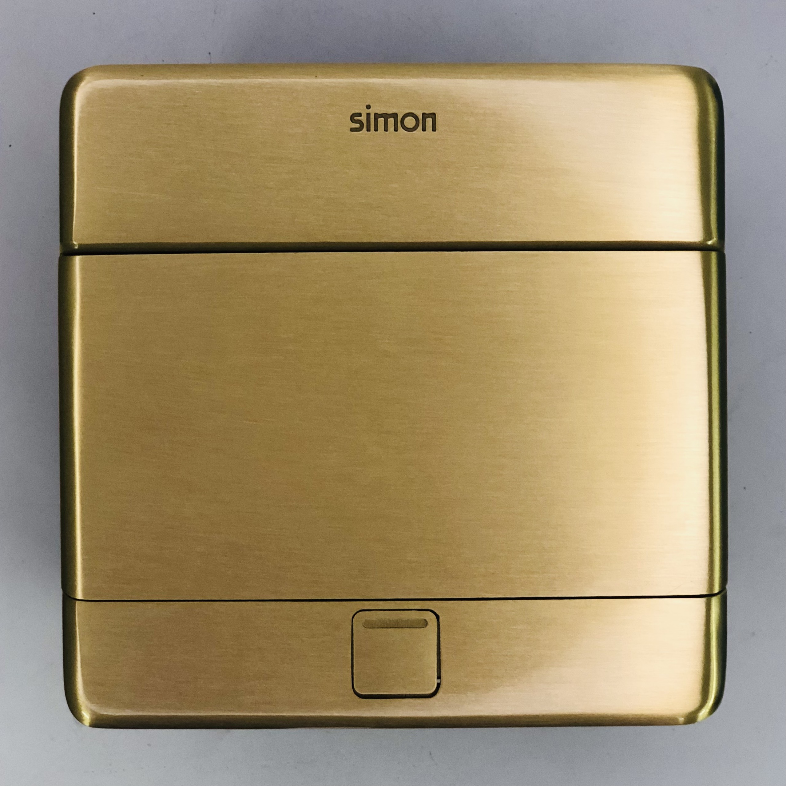 Sumon Modukale Module Ổ cắm âm sàn Simon ZD011287 gồm ổ đôi 3 chấu thường 16A màu vàng