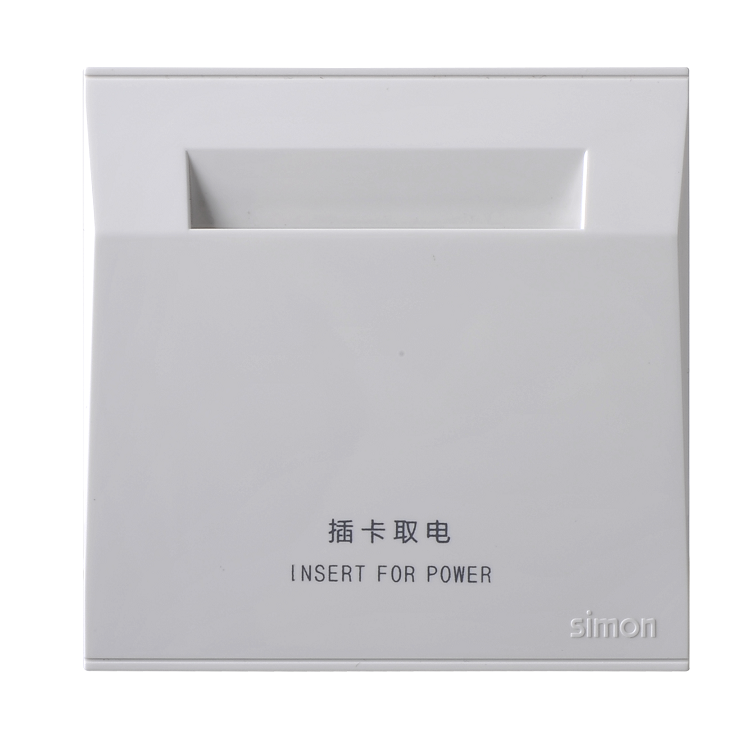 E6- Bộ công tắc thẻ từ RIFD Simon 72E602 Màu trắng