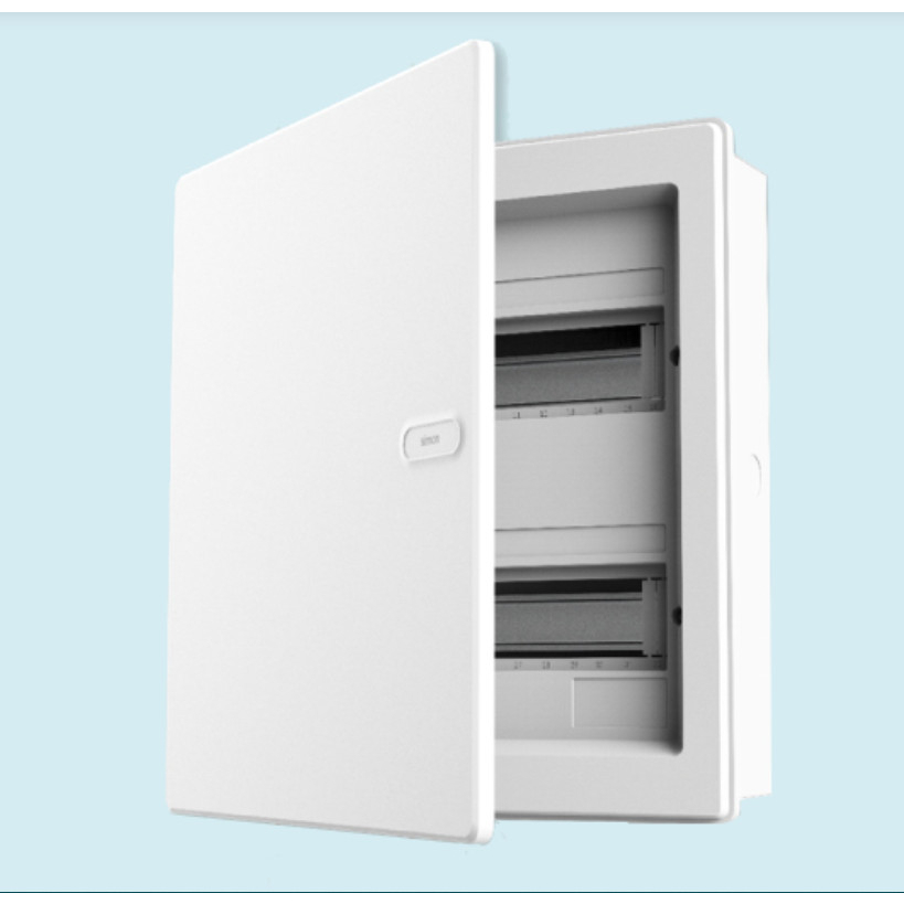 Tủ điện âm tường (tủ aptomat) Simon mặt phẳng, nhựa mờ  SMX65CS-42AB