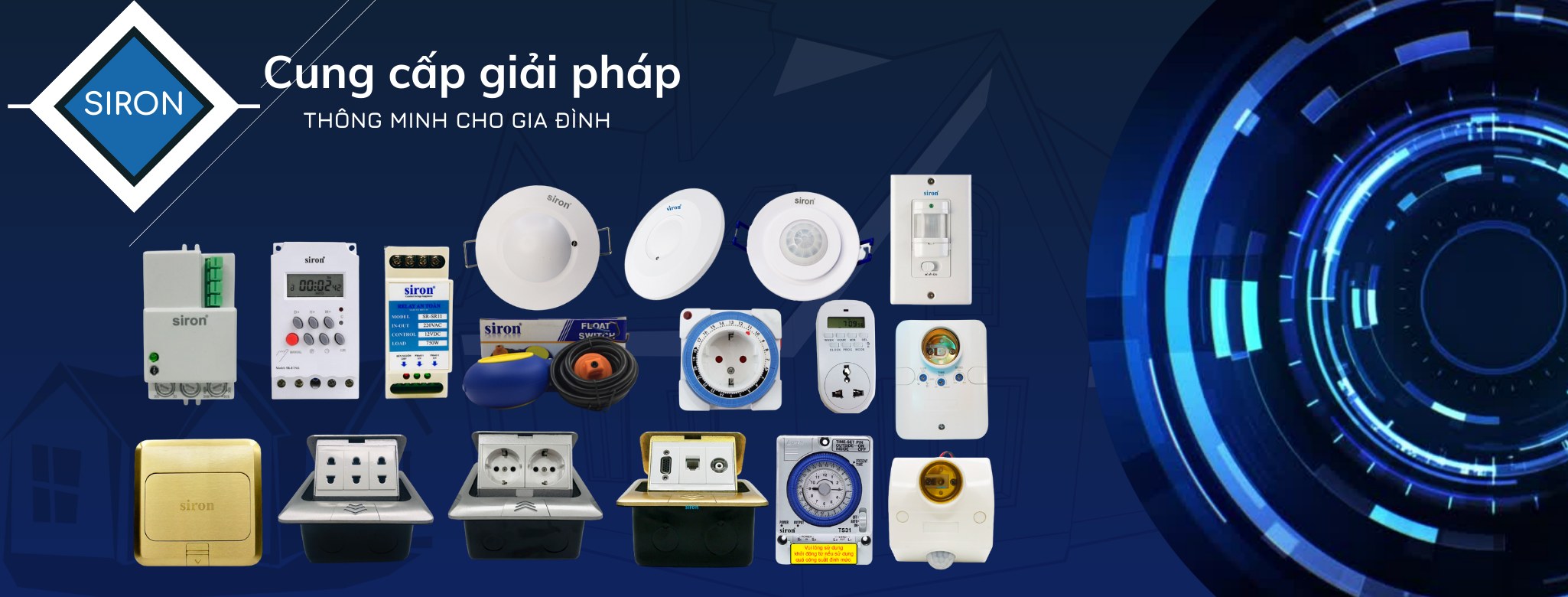 Quang Vinh Tech – Nhà phân phối chính hãng thiết bị điện Siron