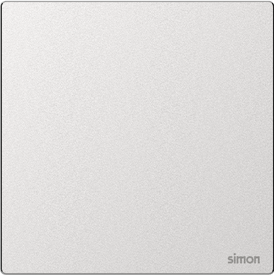 Công Tắc Đơn 1 Chiều Vuông Simon M7 Metal Màu Bạc - 661011M-2A