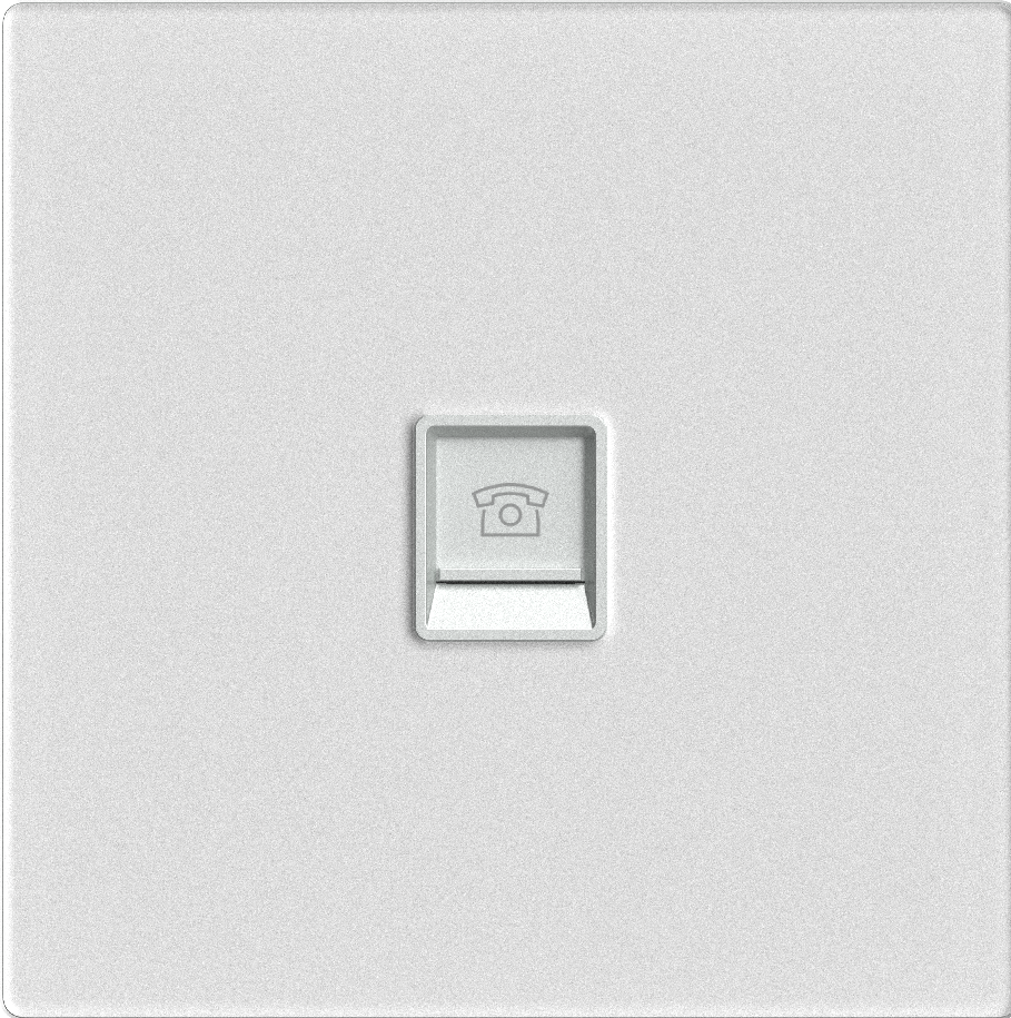 Ổ Cắm Điện Thoại Simon M7 Gem Màu Trắng - 665214G-4F