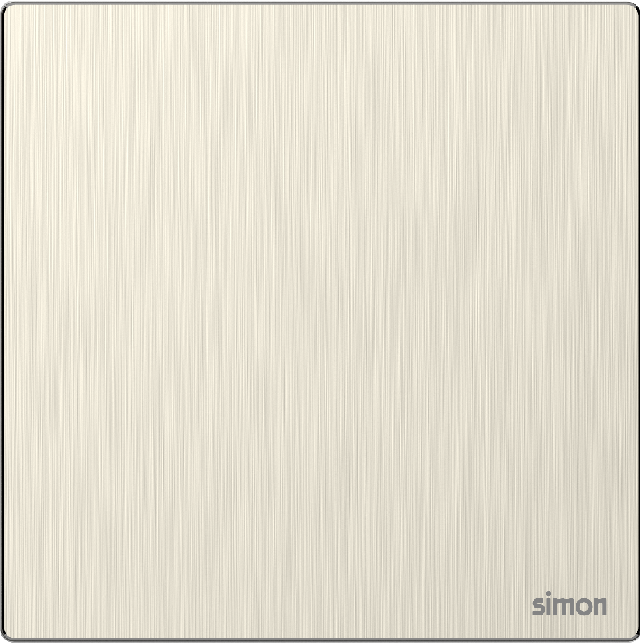 Công Tắc Đơn 1 Chiều Vuông Simon M7 Metal Màu Vàng - 661011M-2C