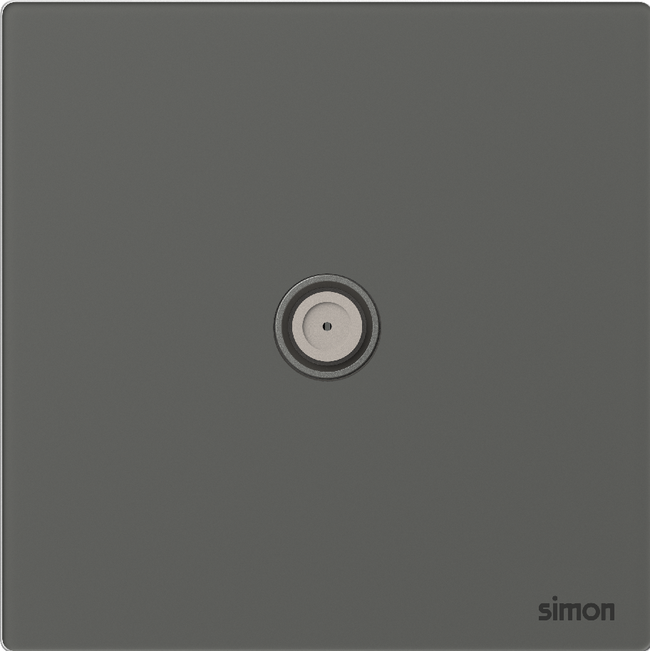 Ổ Cắm Tivi Chuẩn F Simon M7 Gem Màu Xám - 665114G-4D