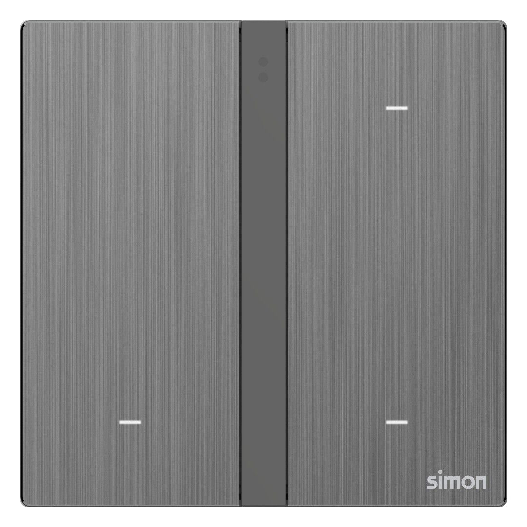 Công Tắc Ba Thông Minh Simon M7 Metal Smart Màu Xám - 66E8003MTY-2B