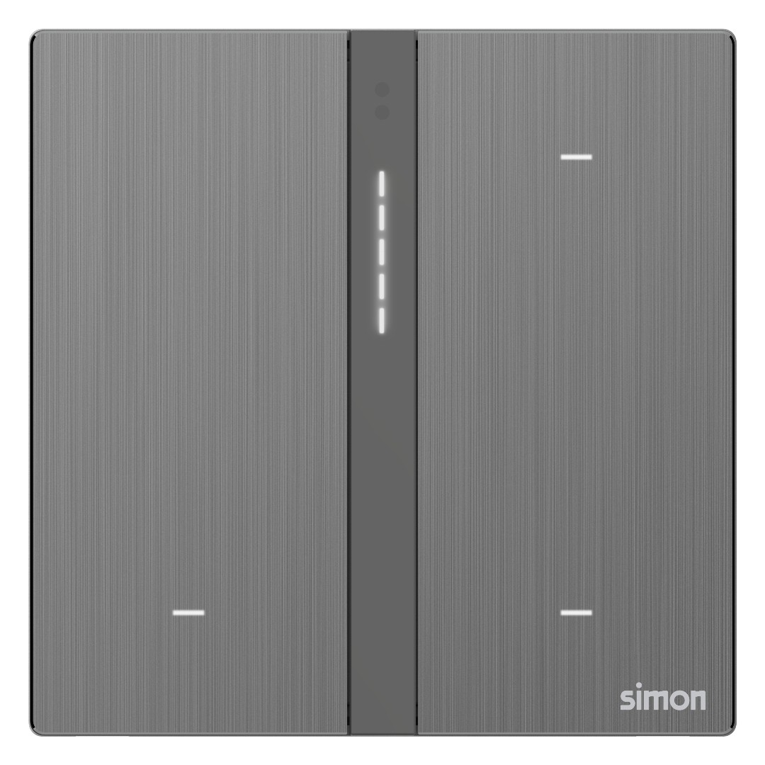 Công Tắc Ngữ Cảnh Ba Thông Minh Simon M7 Metal Smart Màu Xám - 66E8007MTY-2B