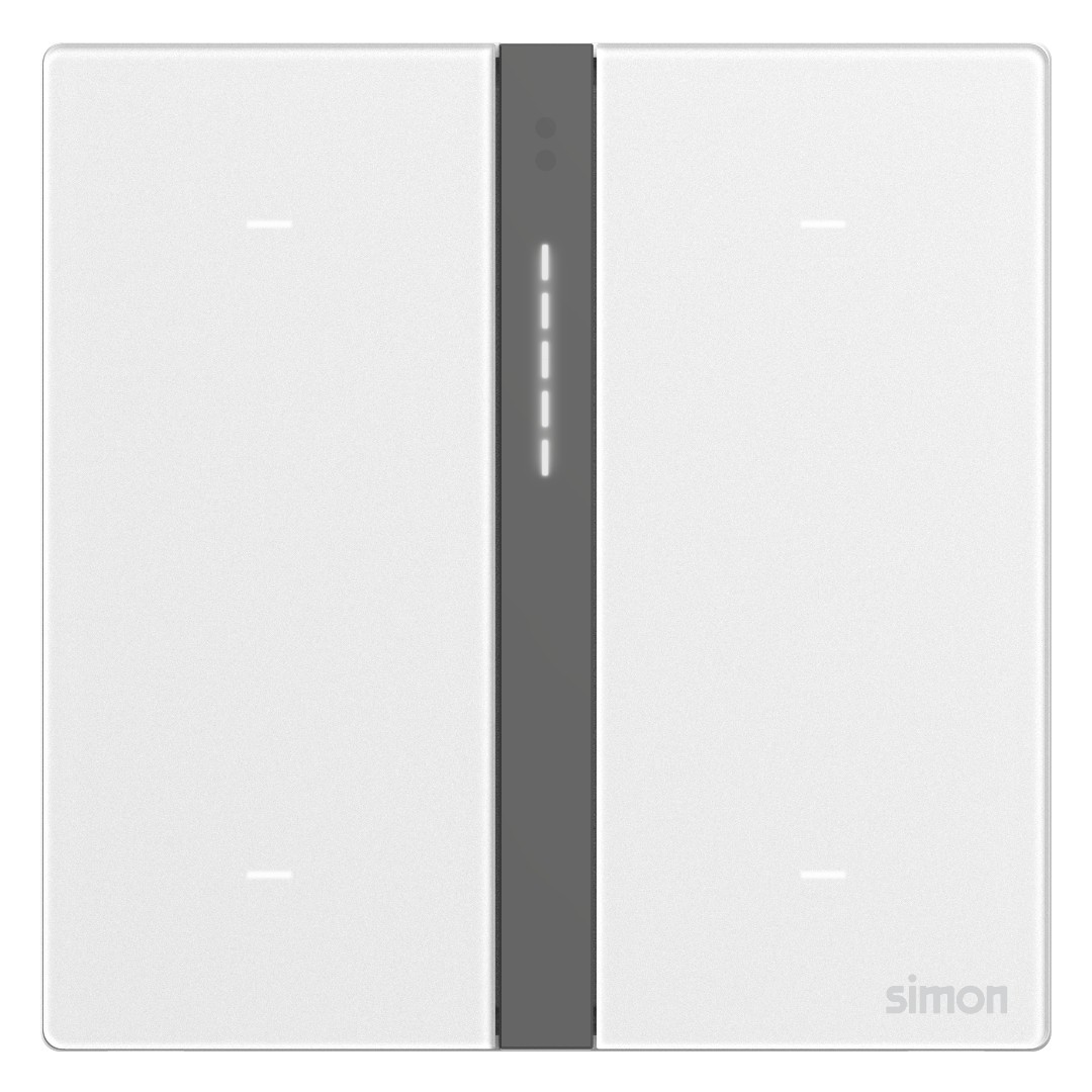 Công Tắc Ngữ Cảnh Bốn Thông Minh Simon M7 Metal Smart Màu Bạc - 66E8008MTY-2A