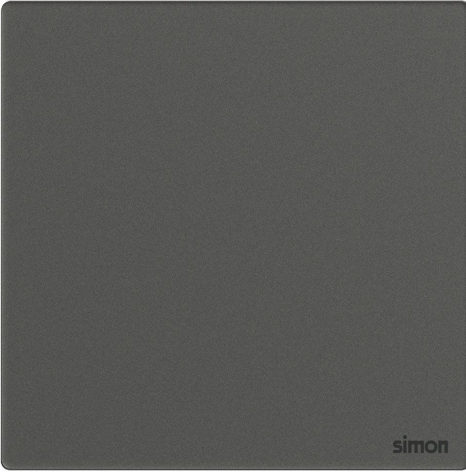 Công Tắc Nhấn Nhả Đơn Vuông Simon M7 Gem Màu Xám - 661011FG-4D